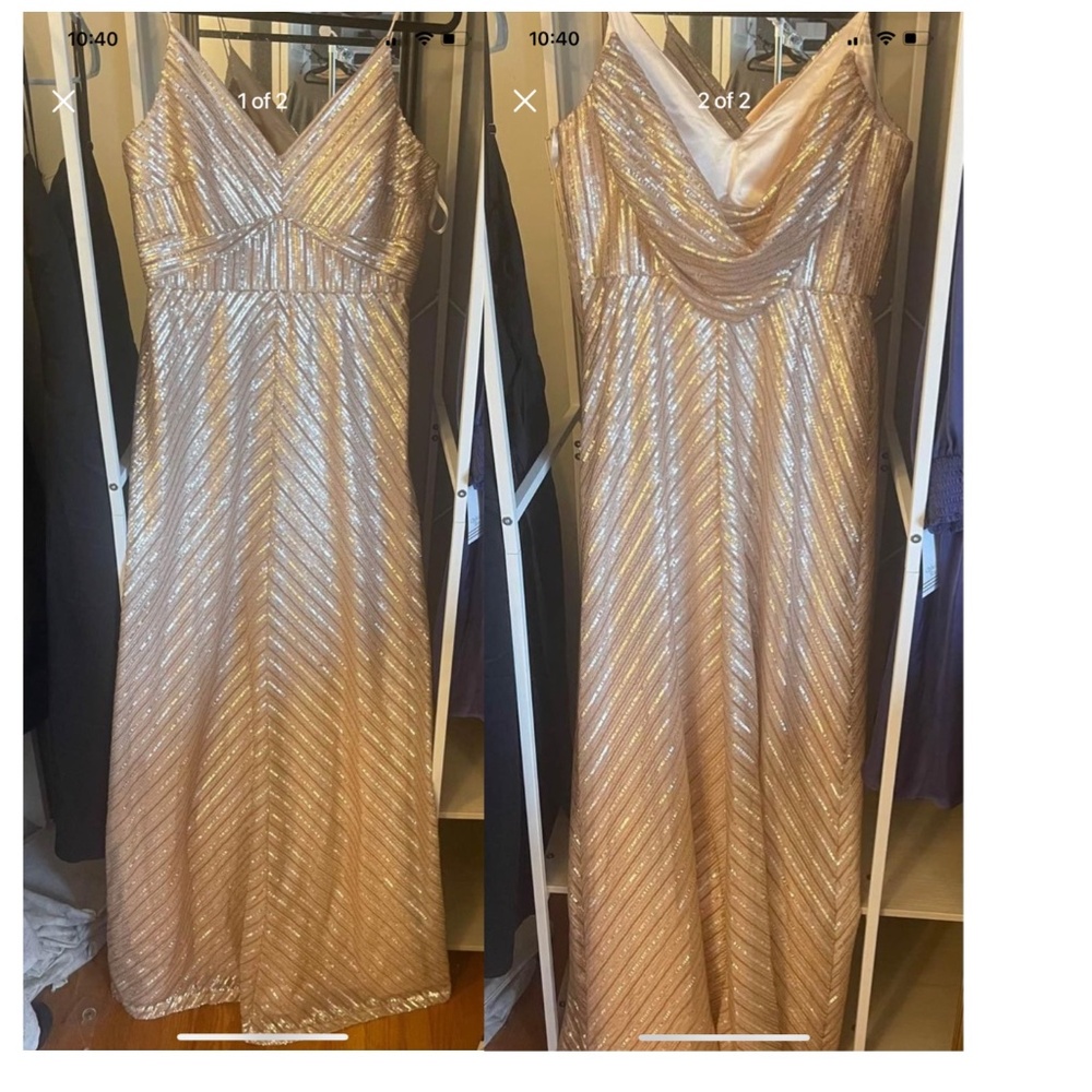 Women’s dress sz6 formal champagne color